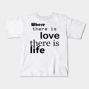 Where is the love Kids T-Shirt